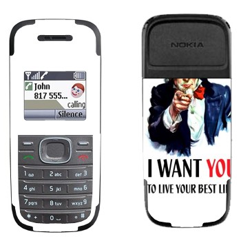   « : I want you!»   Nokia 1200, 1208