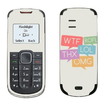   «WTF, ROFL, THX, LOL, OMG»   Nokia 1202