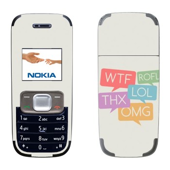   «WTF, ROFL, THX, LOL, OMG»   Nokia 1209