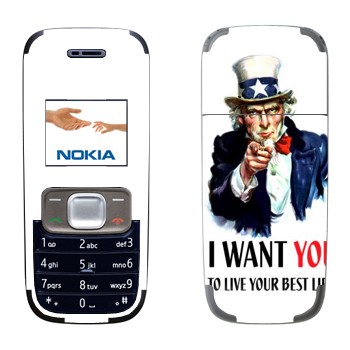   « : I want you!»   Nokia 1209