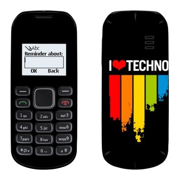   «I love techno»   Nokia 1280