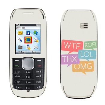   «WTF, ROFL, THX, LOL, OMG»   Nokia 1800