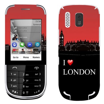   «I love London»   Nokia 202 Asha