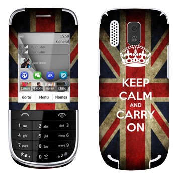   «Keep calm and carry on»   Nokia 202 Asha
