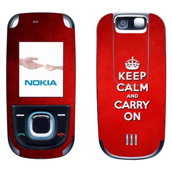   «Keep calm and carry on - »   Nokia 2680