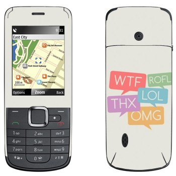   «WTF, ROFL, THX, LOL, OMG»   Nokia 2710 Navigation
