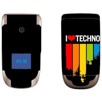   «I love techno»   Nokia 2760