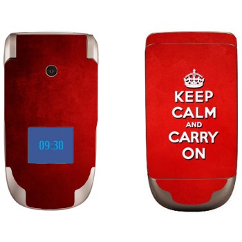   «Keep calm and carry on - »   Nokia 2760
