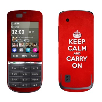   «Keep calm and carry on - »   Nokia 300 Asha