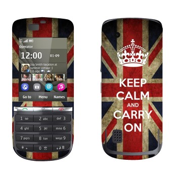   «Keep calm and carry on»   Nokia 300 Asha