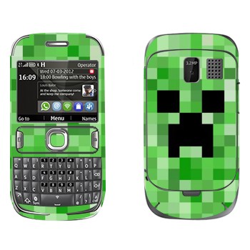   «Creeper face - Minecraft»   Nokia 302 Asha
