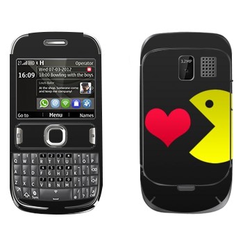   «I love Pacman»   Nokia 302 Asha