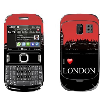   «I love London»   Nokia 302 Asha