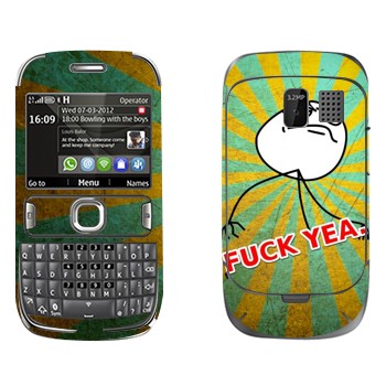   «Fuck yea»   Nokia 302 Asha