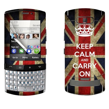   «Keep calm and carry on»   Nokia 303 Asha