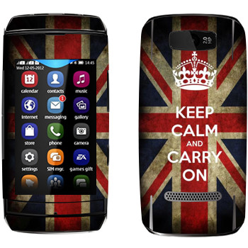   «Keep calm and carry on»   Nokia 305 Asha
