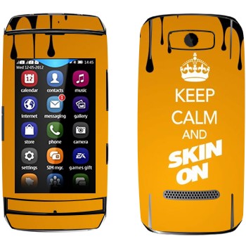   «Keep calm and Skinon»   Nokia 306 Asha