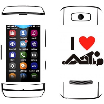   « I love sex»   Nokia 306 Asha