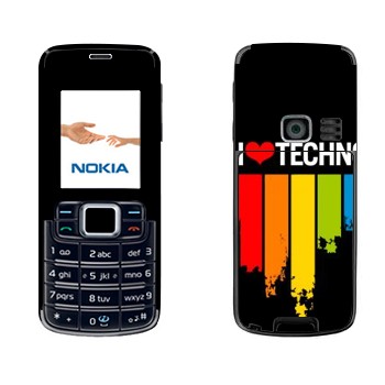   «I love techno»   Nokia 3110 Classic