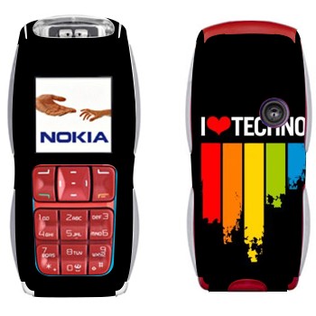   «I love techno»   Nokia 3220
