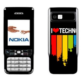   «I love techno»   Nokia 3230