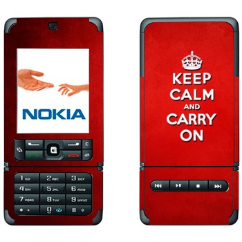  «Keep calm and carry on - »   Nokia 3250
