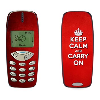   «Keep calm and carry on - »   Nokia 3310