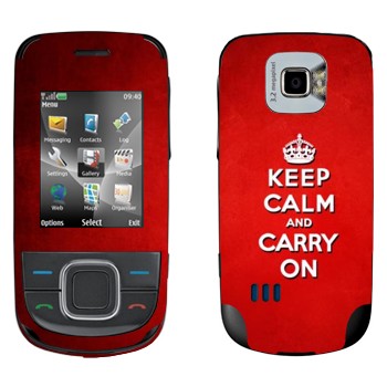   «Keep calm and carry on - »   Nokia 3600