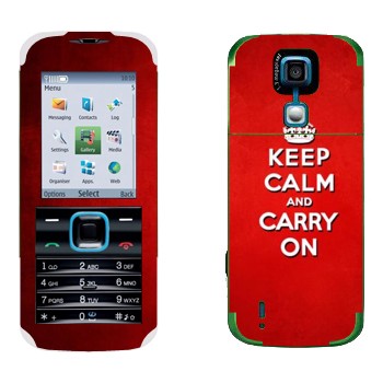   «Keep calm and carry on - »   Nokia 5000