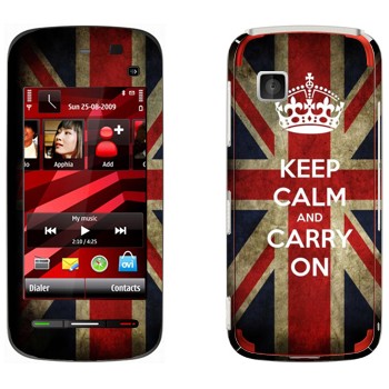   «Keep calm and carry on»   Nokia 5228