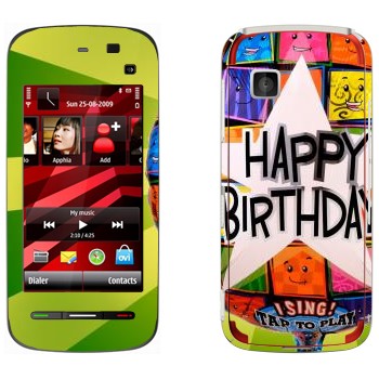   «  Happy birthday»   Nokia 5230