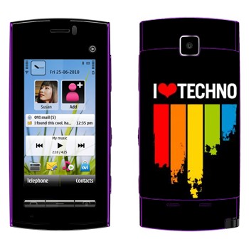   «I love techno»   Nokia 5250