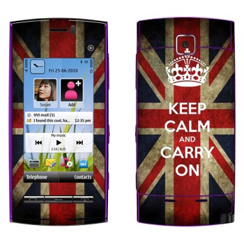   «Keep calm and carry on»   Nokia 5250