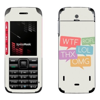   «WTF, ROFL, THX, LOL, OMG»   Nokia 5310