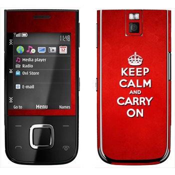   «Keep calm and carry on - »   Nokia 5330