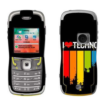   «I love techno»   Nokia 5500