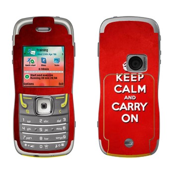   «Keep calm and carry on - »   Nokia 5500