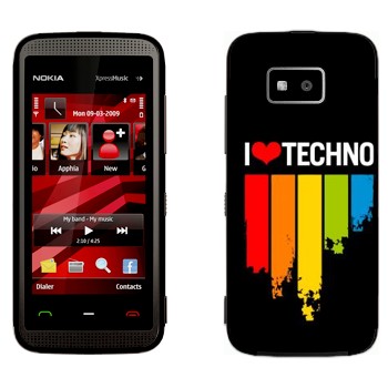   «I love techno»   Nokia 5530