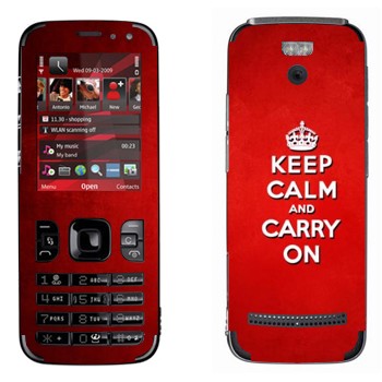   «Keep calm and carry on - »   Nokia 5630