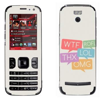   «WTF, ROFL, THX, LOL, OMG»   Nokia 5630