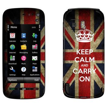  «Keep calm and carry on»   Nokia 5800