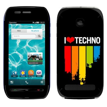   «I love techno»   Nokia 603