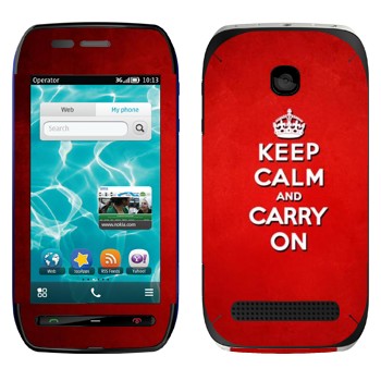   «Keep calm and carry on - »   Nokia 603