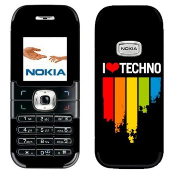   «I love techno»   Nokia 6030