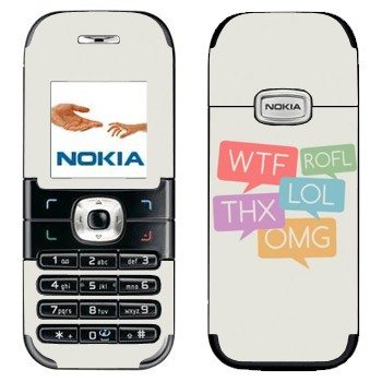   «WTF, ROFL, THX, LOL, OMG»   Nokia 6030