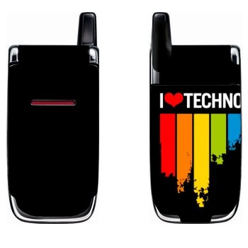   «I love techno»   Nokia 6060