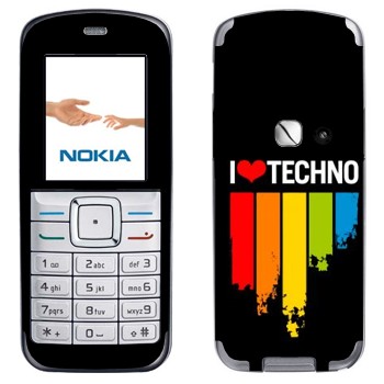   «I love techno»   Nokia 6070