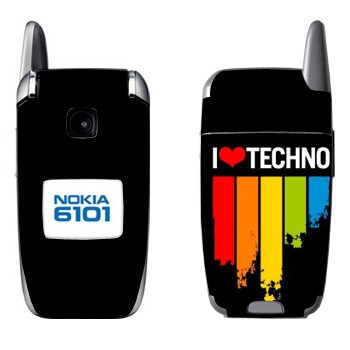   «I love techno»   Nokia 6101, 6103