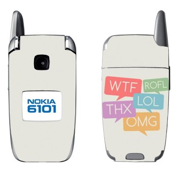   «WTF, ROFL, THX, LOL, OMG»   Nokia 6101, 6103