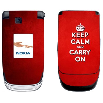  «Keep calm and carry on - »   Nokia 6131